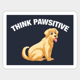 Think Pawsitive - Labrador Sticker